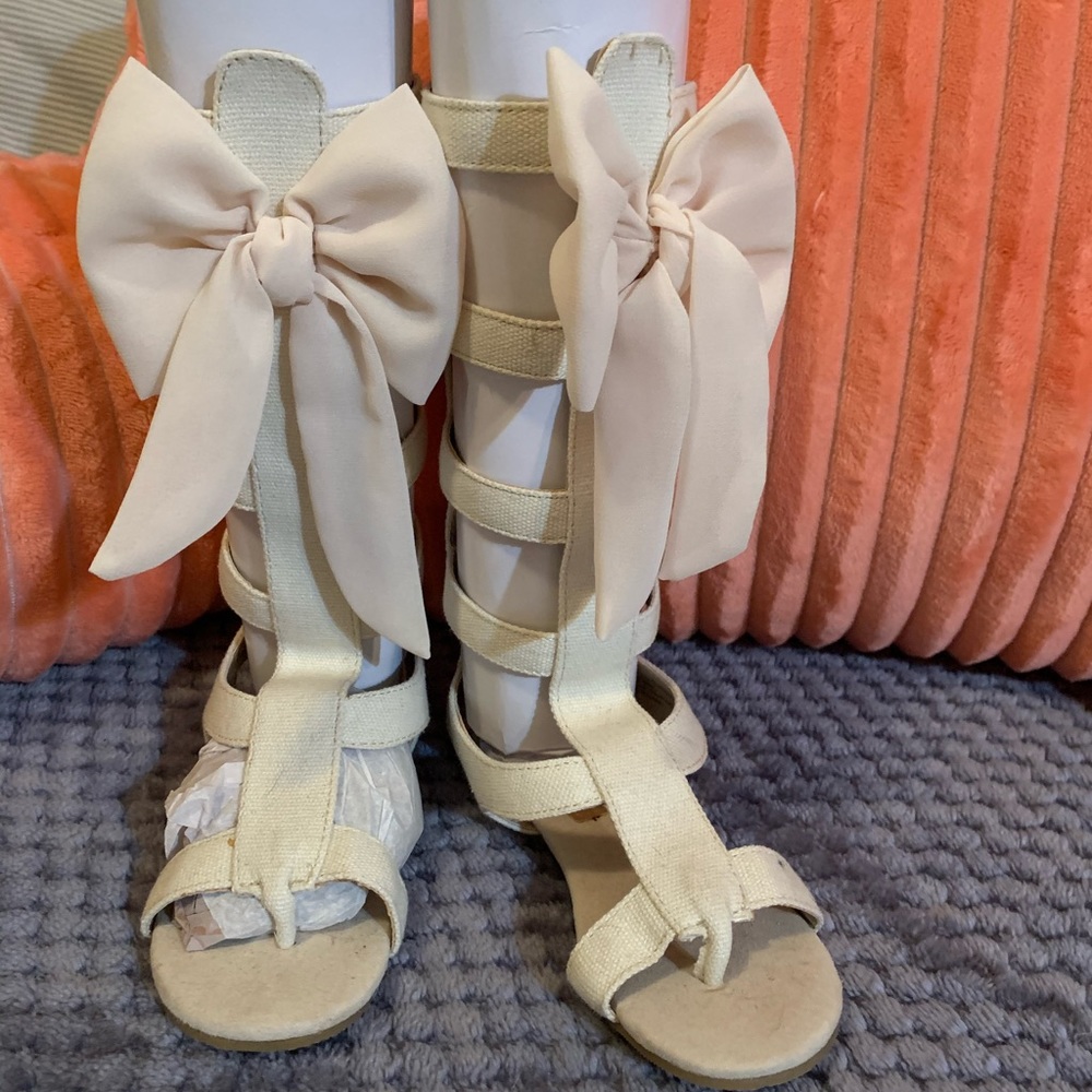 2 pair little girls gladiator sandals